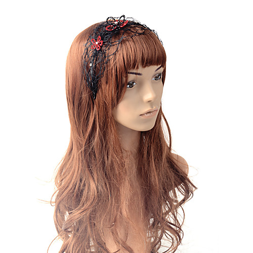 

Cute Sweet Net Headpiece with Floral / Sweetheart 1 Piece Special Occasion / Party / Evening Headpiece