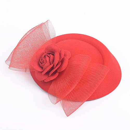 

1920s Retro Tulle Fascinators with Floral 1 Piece Special Occasion / Party / Evening Headpiece