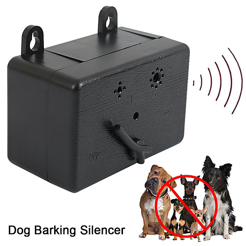 

Dog Training Ultrasonic Therapy Anti Bark Device Dog Barking Control Devices Dog Easy to Install Sonic Bark Deterrents Dog Anti Bark Plastic Ultrasonic For Pets