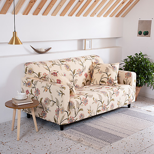 

Sofa Cover Romantic / Floral Reactive Print Polyester Slipcovers