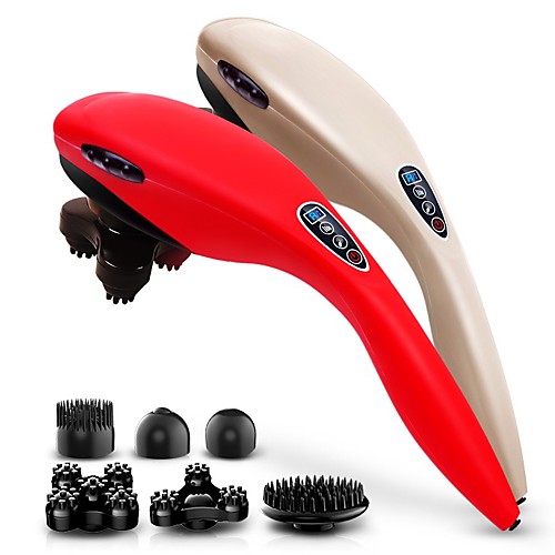 

Multifunctional Handheld Massager Infrared Dolphin Massage Wand Wireless Rechargeable Electric Hammer Household