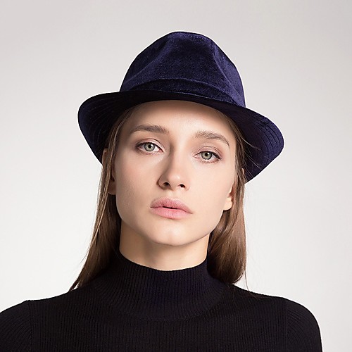 

Simple Classic Plain Weave Hats with Trim 1 Piece Special Occasion / Party / Evening Headpiece