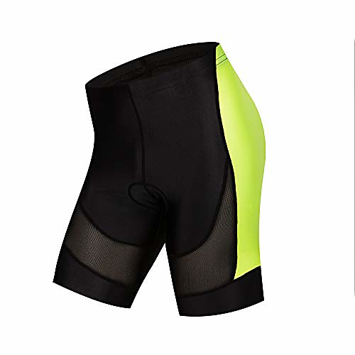 

womens bike shorts with gel padded,cycling underwear pants breathable green