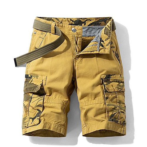 

Men's Hiking Shorts Hiking Cargo Shorts Camo Summer Outdoor 10 Multi-Pockets Breathable Soft Wear Resistance Cotton Shorts Army Green Blue Orange Khaki Hunting Fishing Climbing 28 29 30 31 32