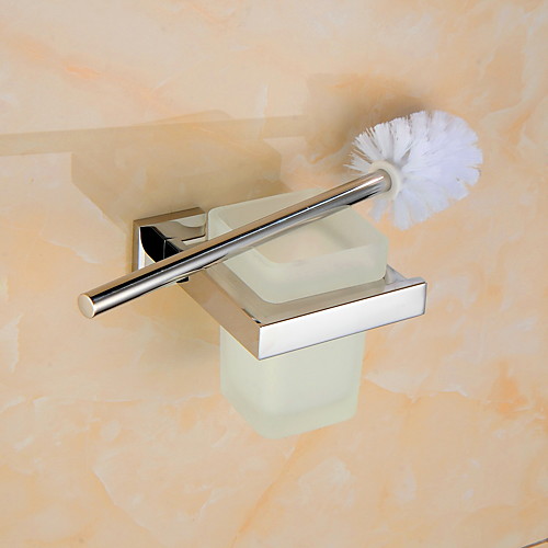 

Toilet Brushes, Toilet Brush Stainless Steel Toilet Brush Holder Wall Mounted Toilet Cleaning Toilet Brush Set Bathroom Accessories