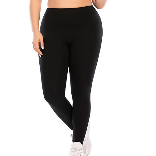 

Women's Plus Size Graphic Sporty Yoga Ankle-Length Leggings 12041[Bra]