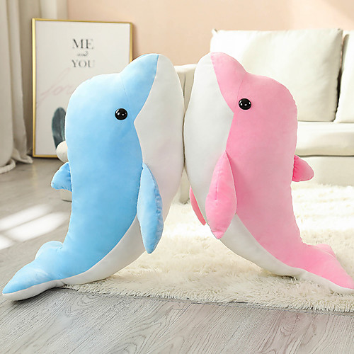 

Plush Toy Sleeping Pillow Stuffed Animal Plush Toy Dolphin Pillow Animals Gift Cute Soft Plush Imaginative Play, Stocking, Great Birthday Gifts Party Favor Supplies Boys and Girls Kid's Adults'