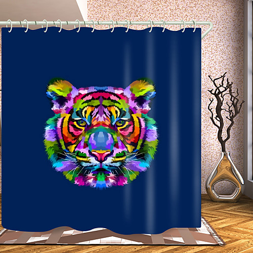 

Shower Curtains & Hooks Modern Polyester New Design