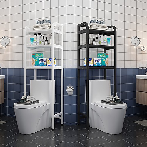 

Toilet Shelf Floor Bathroom Shelf Toilet Storage Rack above Toilet Shelf Household