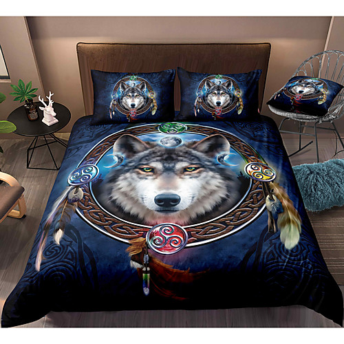 

3-Piece Duvet Cover Set Hotel Bedding Sets Comforter Cover with Soft Lightweight Microfiber, Include 1 Duvet Cover, 2 Pillowcases for Double/Queen/King(1 Pillowcase for Twin/Single)