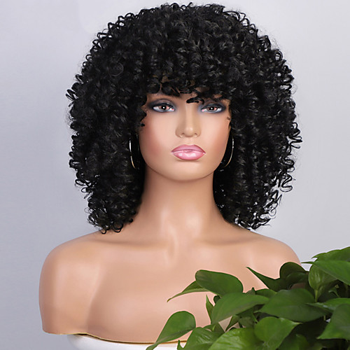 

Synthetic Wig Afro Curly Short Bob Wig Short A1 A2 A3 A4 Synthetic Hair Women's Cosplay Party Fashion Black Brown