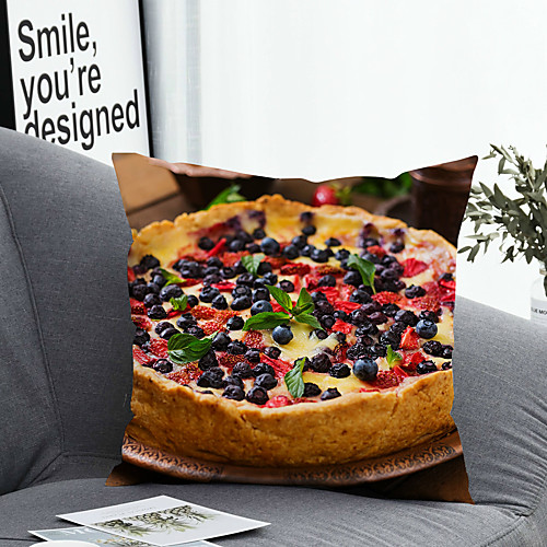 

1 pcs Polyester Pillow Cover Pillow Cover & Insert Simple Classic Square Zipper Polyester Traditional Classic