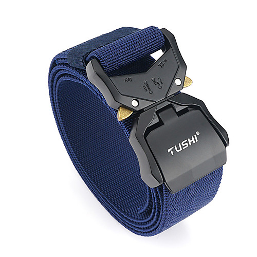 

Men's Military Tactical Belt Breathable Wearable Quick Release for Solid Colored Nylon Fall Spring Summer