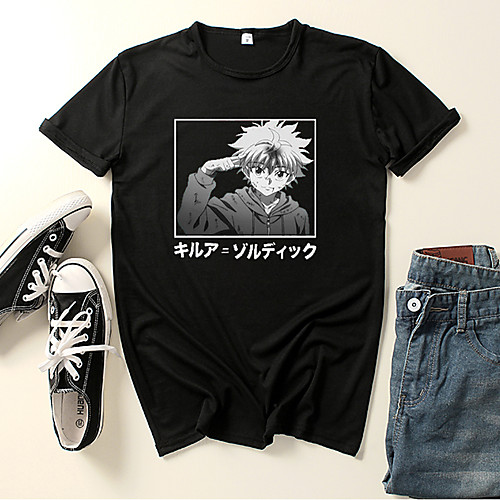 

Inspired by Hunter X Hunter Killua Zoldyck Cosplay Costume T-shirt Microfiber Graphic Prints Printing T-shirt For Men's / Women's