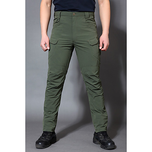 

Men's Hiking Pants Trousers Tactical Pants Solid Color Outdoor Tailored Fit Waterproof Breathable Quick Dry Wear Resistance Bottoms Black Army Green Grey Khaki Hunting Fishing Climbing S M L XL XXL