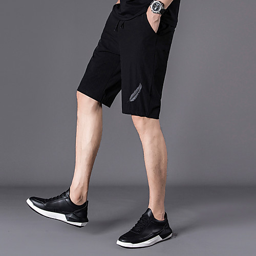 

Men's Hiking Shorts Outdoor Regular Fit Breathable Sweat wicking Spandex Shorts Black Beach Traveling M L XL XXL XXXL