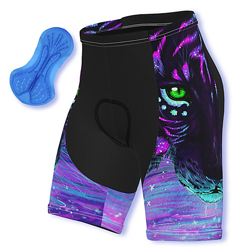 

21Grams Men's Cycling Shorts Spandex Bike Padded Shorts / Chamois Breathable Quick Dry Sports Purple Mountain Bike MTB Road Bike Cycling Clothing Apparel Bike Wear / Athleisure