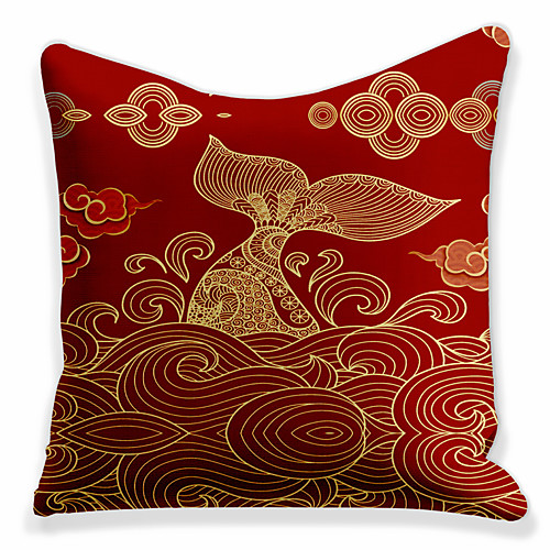 

Double Side 1 Pc Geometric Cushion Cover Print 45x45cm Linen for Sofa Bedroom