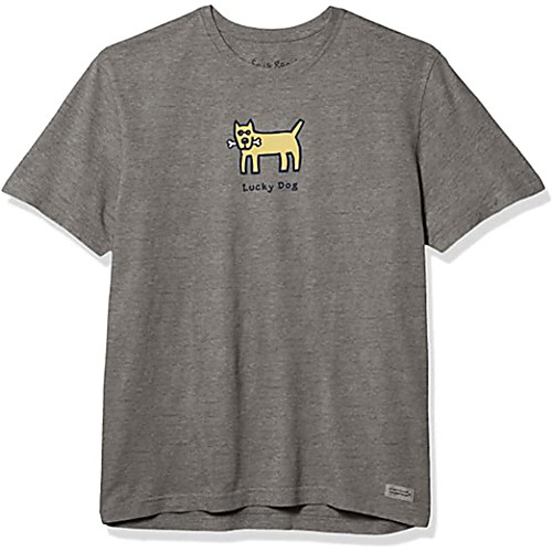 

Men's Tees T shirt Hot Stamping Dog Graphic Prints Animal Print Short Sleeve Casual Tops 100% Cotton Basic Designer Big and Tall Gray