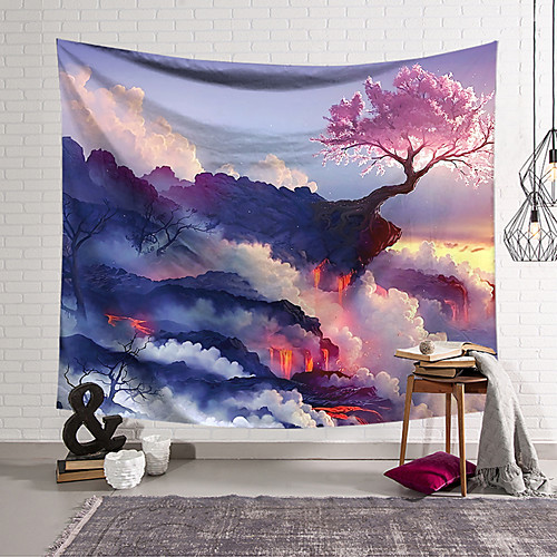 

Wall Tapestry Art Decor Blanket Curtain Hanging Home Bedroom Living Room Decoration Modern Colourful Nature Landscape