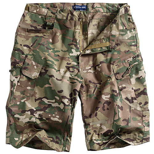 

Men's Hiking Shorts Hiking Cargo Shorts Waterproof Ventilation Breathability Wearproof Summer Solid Colored Camo / Camouflage Cotton for CP Color Black Army Green XS S M L XL