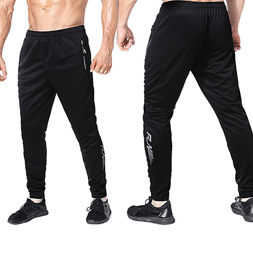 

Men's Sweatpants Joggers Jogger Pants Athletic Bottoms Drawstring Zipper Pocket Winter Fitness Gym Workout Running Training Exercise Breathable Soft Sweat wicking Normal Sport Black / Micro-elastic