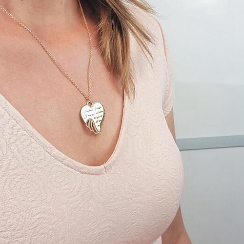

Women's Pendant Necklace Heart Classic Alloy Rose Gold Gold Silver 56 cm Necklace Jewelry 1pc For Festival