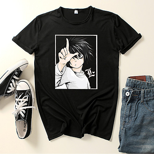 

Inspired by Angels of Death Cosplay Cosplay Costume T-shirt Microfiber Graphic Prints Printing T-shirt For Men's / Women's
