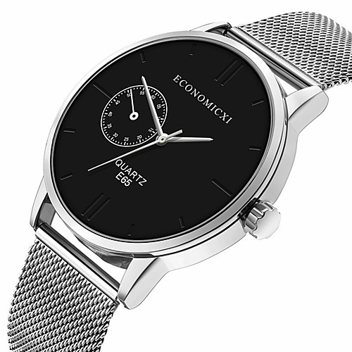 

Men's Dress Watch Analog Quartz Geometrical Stylish Hollow Engraving / One Year / Titanium Alloy