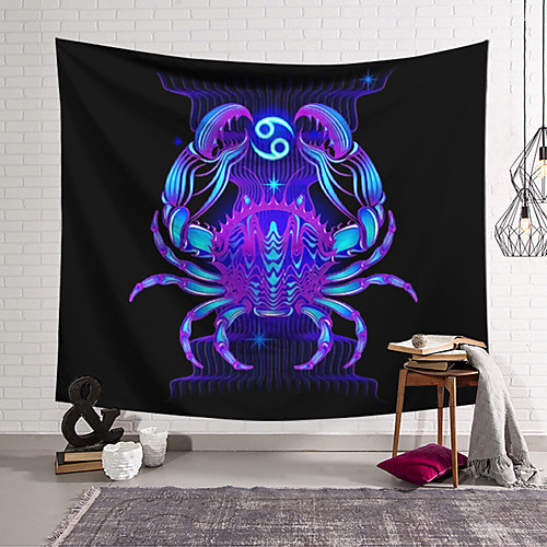 

Wall Tapestry Art Decor Blanket Curtain Hanging Home Bedroom Living Room Decoration Polyester Crab