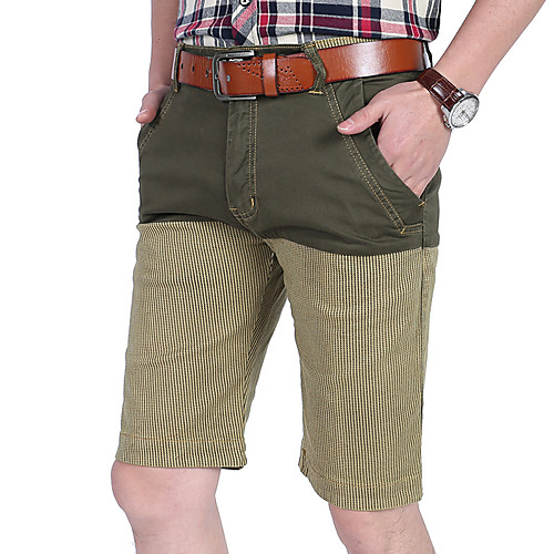 

Men's Hiking Shorts Hiking Cargo Shorts Stripes Summer Outdoor Comfort Breathable Soft Wear Resistance Cotton Shorts Blue Grey Green Hunting Fishing Climbing 30 32 34 36 38 / Patchwork