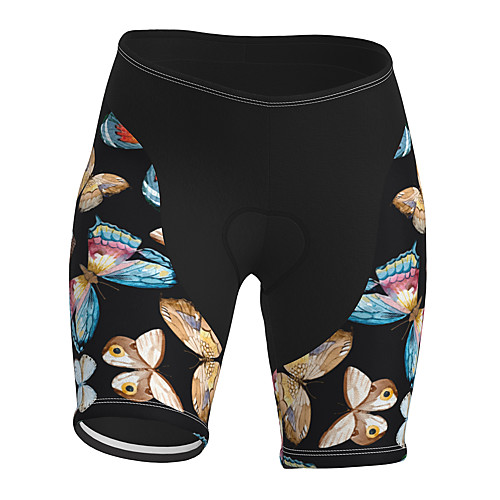 

21Grams Women's Cycling Shorts Spandex Bike Padded Shorts / Chamois Breathable Sports Butterfly Black Mountain Bike MTB Road Bike Cycling Clothing Apparel Bike Wear / Stretchy / Athleisure