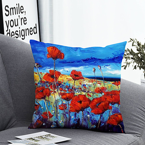 

1 pcs Polyester Pillow Cover Pillow Cover & Insert Simple Classic Square Zipper Polyester Traditional Classic