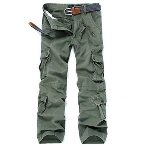 

Men's Hiking Pants Trousers Hunting Pants Tactical Cargo Pants Ventilation Quick Dry Breathable Wearproof Fall Spring Solid Colored Camo / Camouflage Cotton for Black Yellow Army Green XS S M L XL