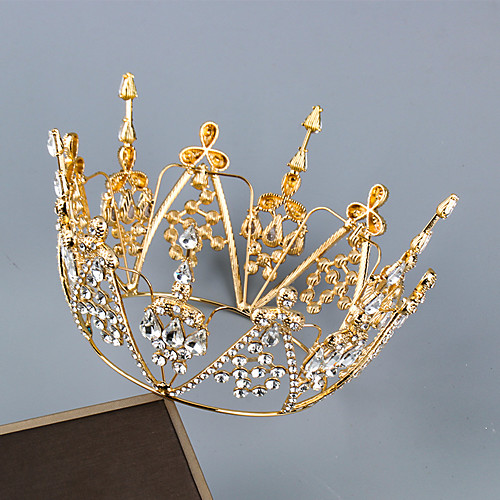 

Simple Wedding Alloy Tiaras with Metal 1 Piece Wedding / Party / Evening Headpiece