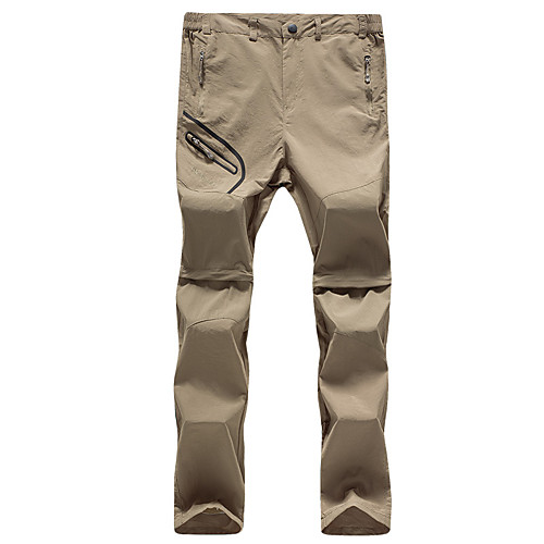 

Men's Hiking Pants Trousers Convertible Pants / Zip Off Pants Patchwork Summer Outdoor Multi-Pockets Quick Dry Breathable Wear Resistance Pants / Trousers Black Army Green Khaki Hunting Fishing