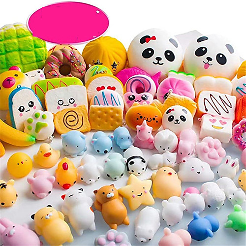 

Squishy Squishies Squishy Toy Squeeze Toy / Sensory Toy 40 pcs Food Cake Dessert Soft Stress and Anxiety Relief Kawaii For Kid's Adults' Boys and Girls