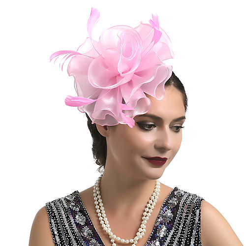 

Polyester / Polyamide Fascinators with Flower 1 Piece Party / Evening / Horse Race Headpiece