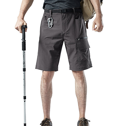 

Men's Hiking Shorts Solid Color Outdoor Regular Fit Breathable Soft Comfortable Wear Resistance Nylon Shorts Black Grey Khaki Green Hunting Fishing Climbing S M L XL XXL
