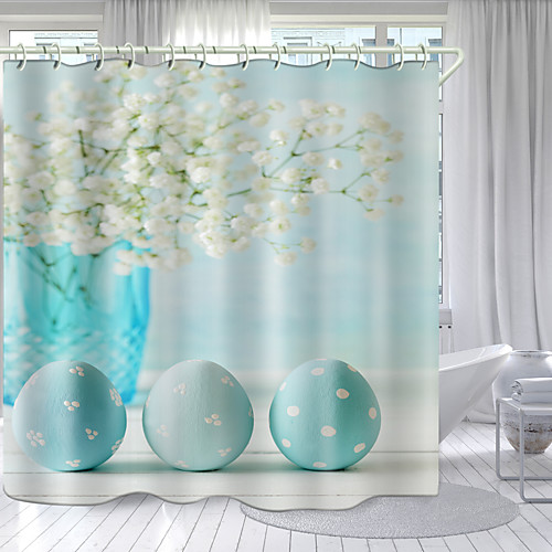 

Shower Curtains & Hooks Modern Polyester New Design