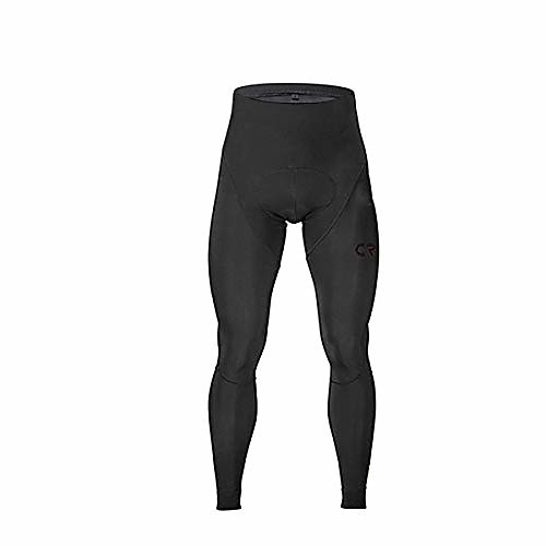 

men's cycling bib tights 4d padded winter thermal wear up classic series bike pants outdoor leggings cycle riding bike clothes (2xl) black