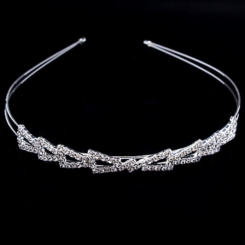 

Wedding Bridal Copper wire Headbands / Headdress / Headpiece with Sparkling Glitter / Crystal / Rhinestone / Metal 1 Piece Wedding / Party / Evening Headpiece