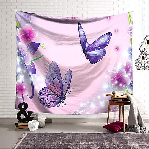 

Wall Tapestry Art Decor Blanket Curtain Hanging Home Bedroom Living Room Decoration Polyester Butterfly