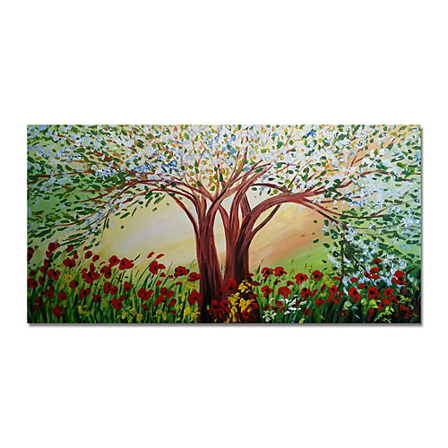 

Oil Painting Hand Painted Horizontal Abstract Landscape Modern Stretched Canvas