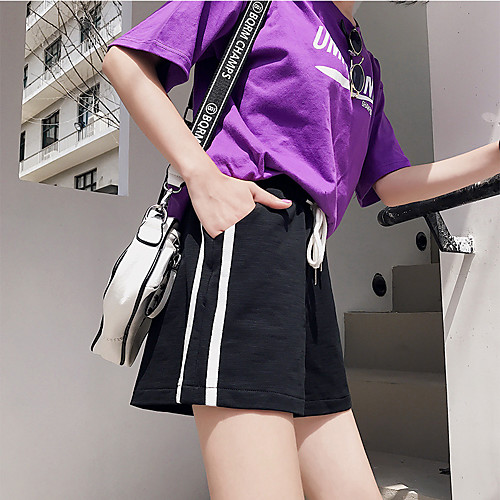 

Women's Jogger Shorts Drawstring Cotton Sport Athleisure Shorts Breathable Soft Comfortable Plus Size Everyday Use Casual Daily Outdoor Exercising