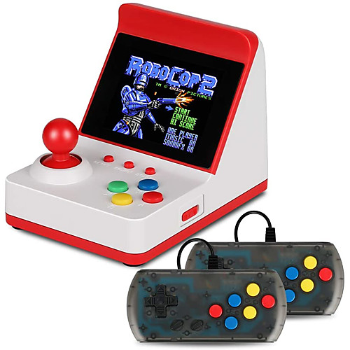 

360 Games in 1 Handheld Game Player Mini Retro Arcade Boxing Cool Built-in Game Card Support TV Output Classic Theme Bolster Retro Video Games with 3 inch Screen Kid's Adults' 1 pcs Toy Gift