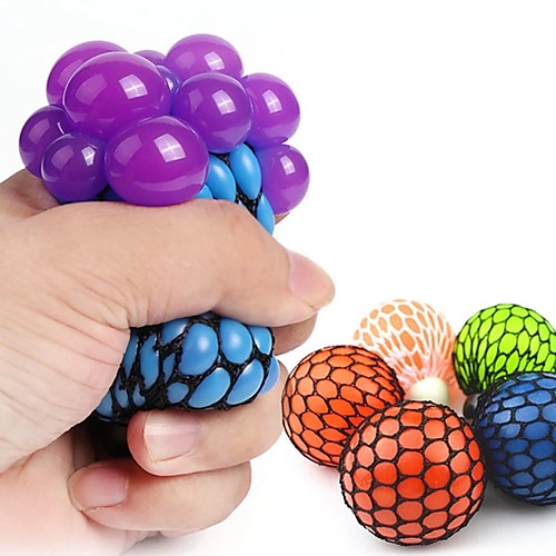 

Grape Ball 1 pc Anti stress Toys Squishy Squish Toy Squeeze Relief Anti-stress Kids Funny Things Prank Jokes for Adults Gifts