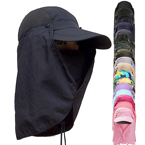 

Hiking Hat Flap Hat Fishing Cap UV 360° Solar Protection Breathable Quick Dry Anti-Mosquito Removable Neck & Face Flap Cover Caps Spring Summer Men's Women's Camping Hiking Hunting Fishing