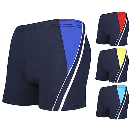 

Men's Swim Shorts Breathable Quick Dry Ultra Light (UL) Elastane Terylene Swimwear Beach Wear Board Shorts Patchwork Swimming Surfing Water Sports