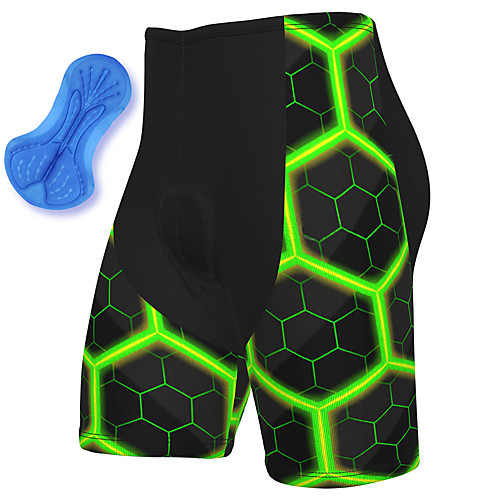 

21Grams Men's Cycling Shorts Spandex Bike Padded Shorts / Chamois Breathable Quick Dry Sports Black Mountain Bike MTB Road Bike Cycling Clothing Apparel Bike Wear / Athleisure